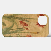 Rij van Rode Amaryllis Case-Mate iPhone Case (Achterkant (horizontaal))