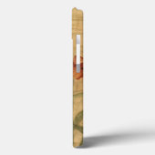 Rij van Rode Amaryllis Case-Mate iPhone Case (Achterkant / Links)