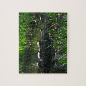Rij van schildpadden groene natuur foto legpuzzel (Verticaal)