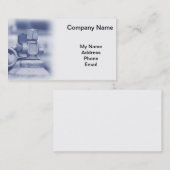 Rij van stalen zuurstof- en acetyleenflessen visitekaartje (Voorkant / Achterkant)