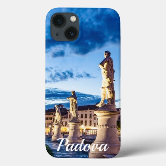 Rij van verlichte beelden in Padova Case-Mate iPhone Case (Achterkant)
