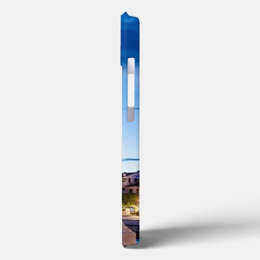 Rij van verlichte beelden in Padova Case-Mate iPhone Case (Achterkant / Links)