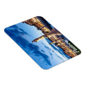 Rij van verlichte beelden in Padova Magneet (Rechterzijde)