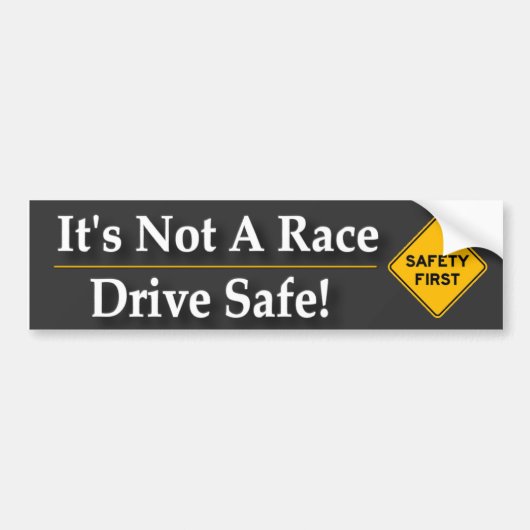 Rij Veilig - Bumpersticker (Voorkant)