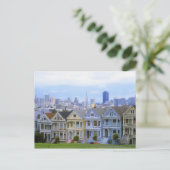 Rij Victoriaanse huizen Briefkaart (Staand voorkant)