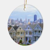 Rij Victoriaanse huizen Keramisch Ornament (Links)
