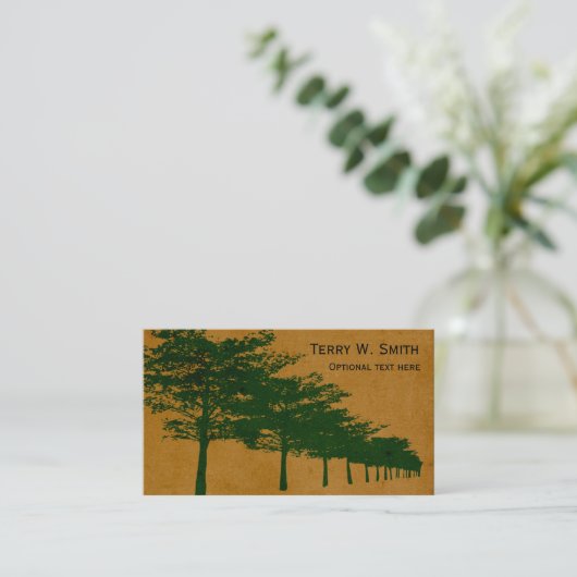 Rij Visitekaartje bomen (Staand voorkant)
