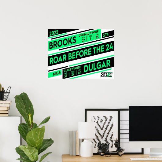 Rij vóór het Poster van 24 winnaars (Thuiskantoor)