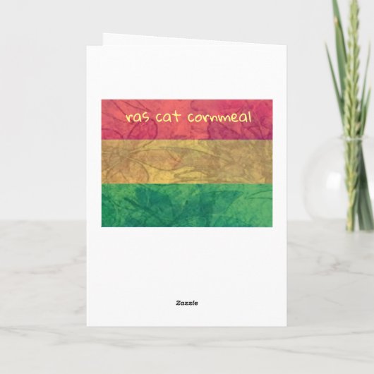 Rij! Vrolijk Earthstrong! Bedankkaart (Achterkant)