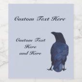 rij wijn etiket (Enkel label)