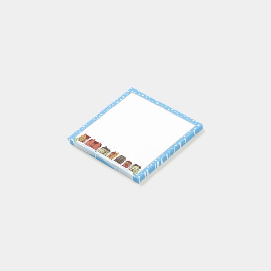 rij winterwoningen post-it® notes (Schuin)