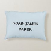 "Rijbewijs" Baby Aankondigingskussen Accent Kussen (Achterkant)