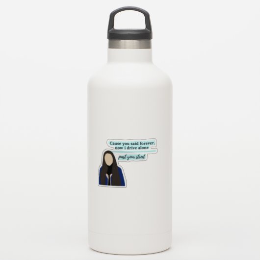 Rijbewijs door Olivia Rodrigo sticker (Waterfles)