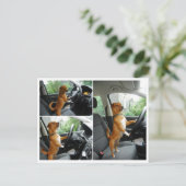 Rijbewijs felicitatiekaart briefkaart (Staand voorkant)