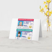 Rijbewijs Kaart (Gele Bloem)