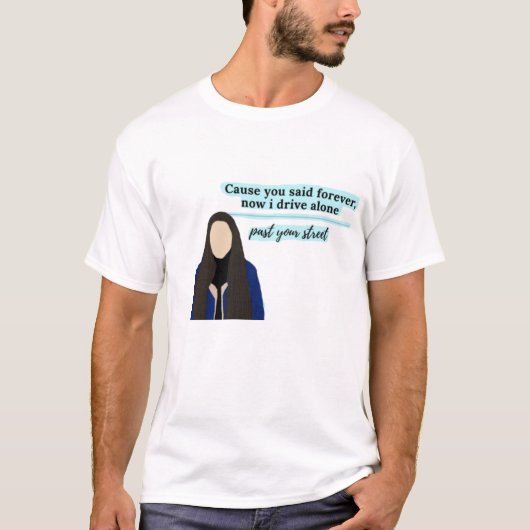 rijbewijs met olivia rodrigo T-shirt (Voorkant)