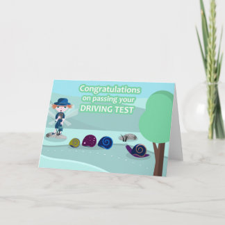 Rijbewijs - Wenskaart Kaart