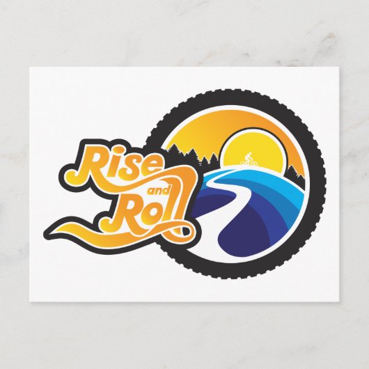 rijcyclus briefkaart (Voorkant)