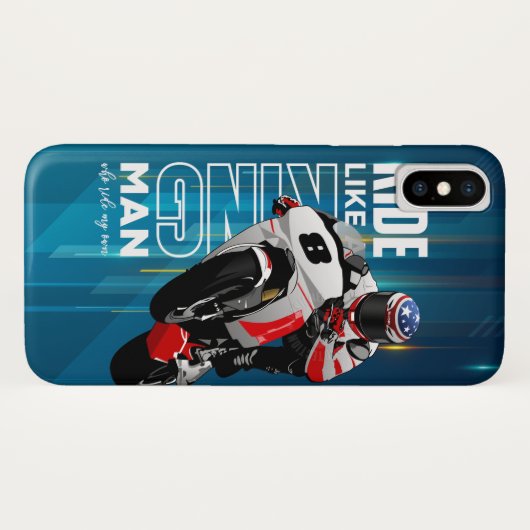 Rijd als een Koning Case-Mate iPhone Case (Achterkant (horizontaal))