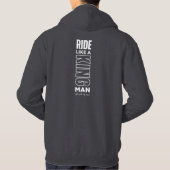 Rijd als een Koning | Heren Hoodie (Achterkant)