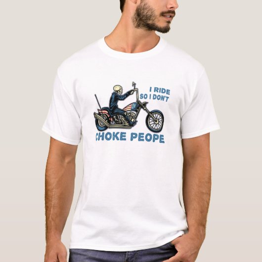 Rijd als een krijger: Biker's Hamlet T-shirt (Voorkant)