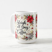 Rijd de hele dag met koffie koffiemok (Voorkant links)