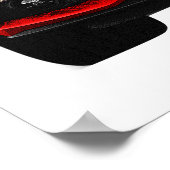 rijd de klassieke-ford mustang poster (Hoek)