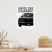 rijd de klassieke-pontiac firebird poster (Keuken)