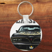rijd de klassieke-pontiac firebird sleutelhanger (Voorkant)