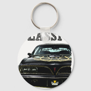 rijd de klassieke Pontiac Firebird Sleutelhanger