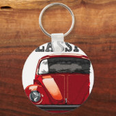 rijd de klassieke vw kever sleutelhanger (Voorkant)