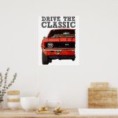 rijd de klassieker poster (Keuken)