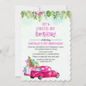 Rijd door een drive-through-station gedurende de g kaart (Voorkant)