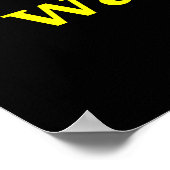 Rijd een auto, ik zal de straat belasten. Probeer  Poster (Hoek)