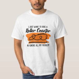 rijd een onderzetter van de roller t-shirt