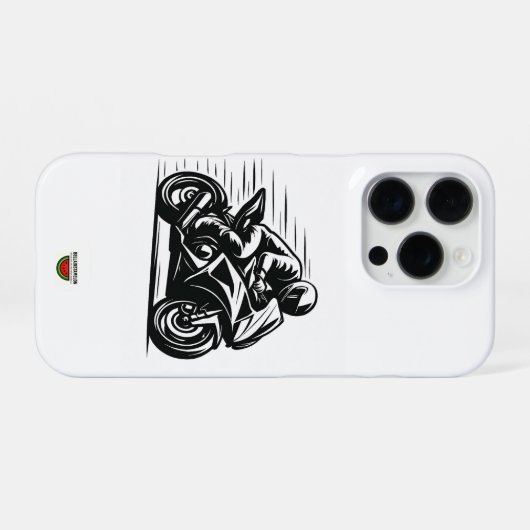 RIJD ER SNEL OP iPhone HOESJE (Achterkant horizontaal)