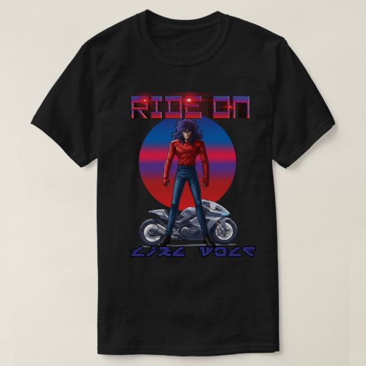 Rijd erop als een wolf t-shirt (Design voorkant)
