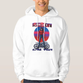 Rijd erop los als een wolf hoodie