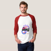 Rijd Gratis en Veilige Motorfiets T-shirt (Voorkant volledig)