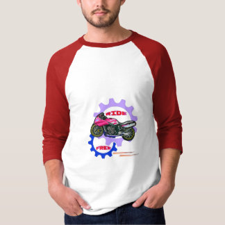 Rijd Gratis en Veilige Motorfiets T-shirt