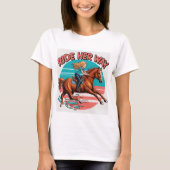 Rijd haar weg Sunset Gallop T-shirt (Voorkant)