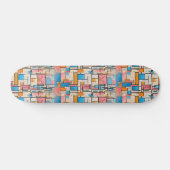 Rijd het ritme van Mondriaan Persoonlijk Skateboard (Horizontaal)