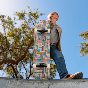 Rijd het ritme van Mondriaan Persoonlijk Skateboard
