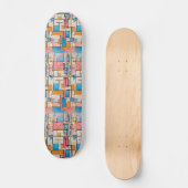 Rijd het ritme van Mondriaan Persoonlijk Skateboard (Voorkant)