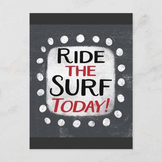 Rijd het Surf vandaag Briefkaart (Voorkant)