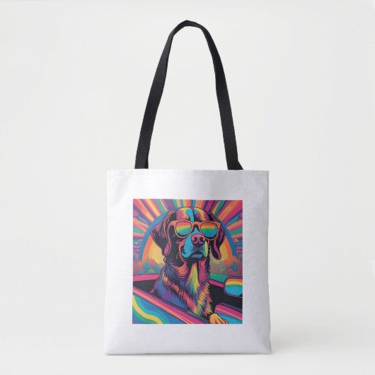 Rijd in stijl met ons Rainbow Pup Tas (Voorkant)