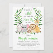 Rijd langs het staat op het punt om Wild Safari Ba Kaart (Voorkant)