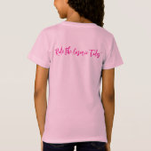 "Rijd met de kosmische getijden" T-shirt (Achterkant)