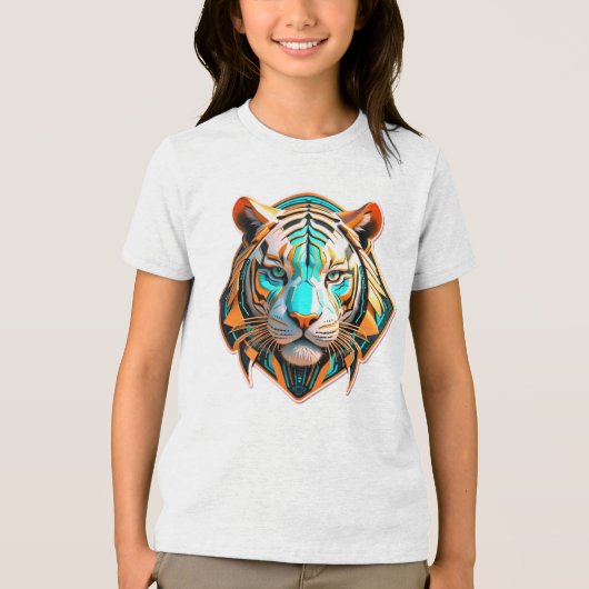 "Rijd met de kosmische getijden" Tri-Blend Shirt (Voorkant)