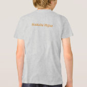 "Rijd met de kosmische getijden" Tri-Blend Shirt (Achterkant)